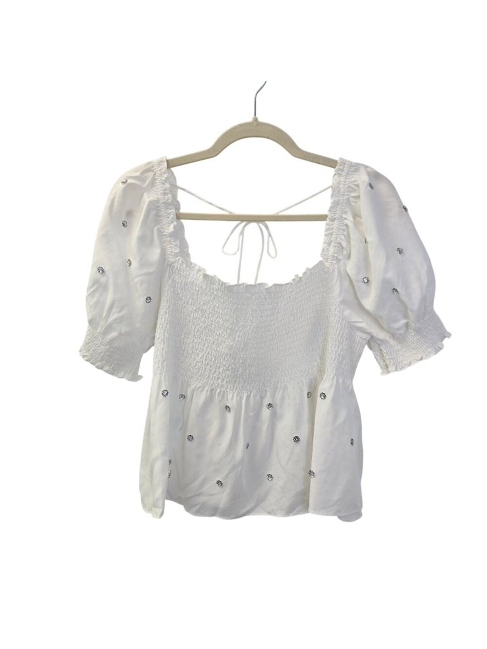 Hill House Jewel Jammie Embellished Baby Doll Crop Top Size 2XL